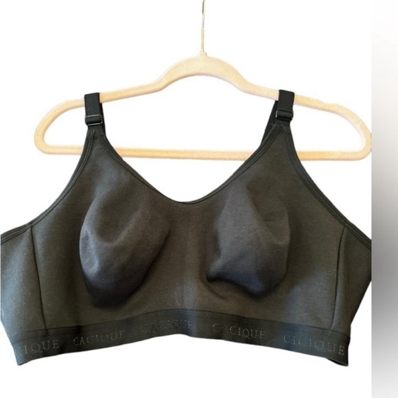 Cacique Cotton No Wire Scoop Bra 44 DDD - Picture 4 of 8